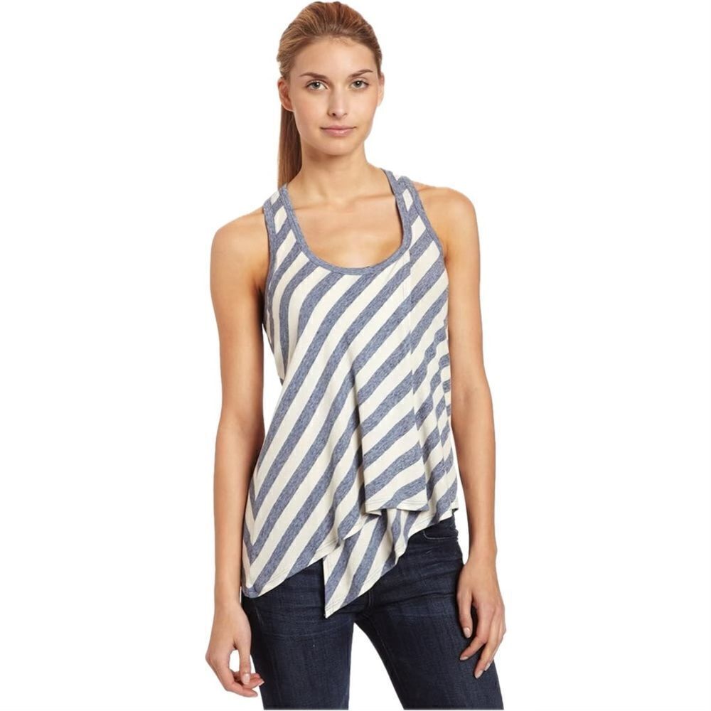 Splendid women’s size 12 oat‎ strip neck tank top